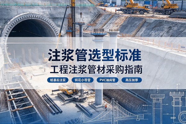 潜江注浆管选型标准